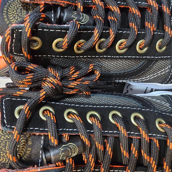 Vans X Spitfire Wheels Skate Old Skool Black/Flame Sneakers Men's Size 11 NEW - Picture 6 of 15